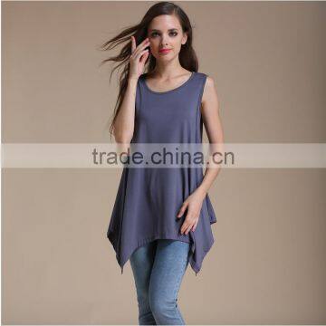 Mamalove Sleeveless Nursing Clothes Loose and Comfortable Pregnant Women T-shirts Breastfeed Top photo-6