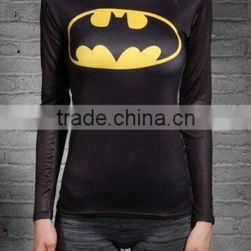 New Batman plan style High Quality Women Fitness Compression