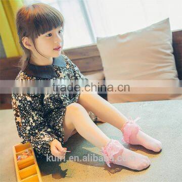 New Summer Candy Colors Retro Lace Ruffle Frilly Ankle Short Socks Kids Princess Baby Girl Socks Retail One Pairs photo-3