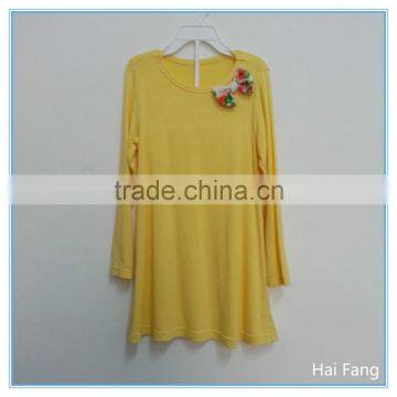 OEM Children Girls Long Sleeve T Shirts, Bowknot T Shirts, O Neck T Shirts photo-5
