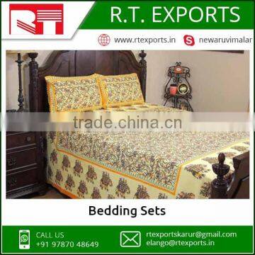 Yarn Dyed Custom Bedding Set Made in India