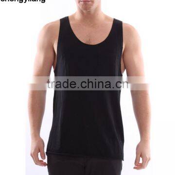Top sale cheap white/black tank top custom high quality men gym tank top with your logo