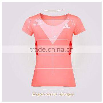 BEROY Custom Fitness Women Gym Cycling Running Sports T-shirt for Wholesale photo-5