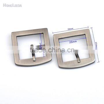 25mm 1inch Square Metal Alloy Buckle Pin Belt Bag Buckle High Polish Black Nickle Brush Color Craft Accessories BK-013 photo-3