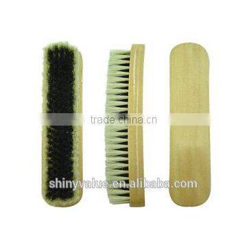 High Quality Bristle Horse Hair Wooden Handle Shoe Brush photo-6