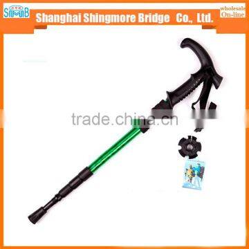 Cheap Wholesale High Quality 4 Section Aluminium Alloy Hiking Stick photo-5