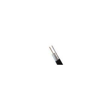 PE Jacket CATV Trunk Coaxial Cable, QR412JCASS Distribution Cable Wtih CCA Inner Conductor