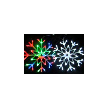 Led snowflake decorative Christmas light/decorative/solar lights/string lights /meteor rain light ,net light/urtain light/icicle light
