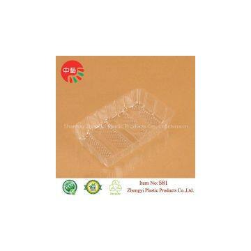 Clear Round Plastic Disposable Food Tray photo-2