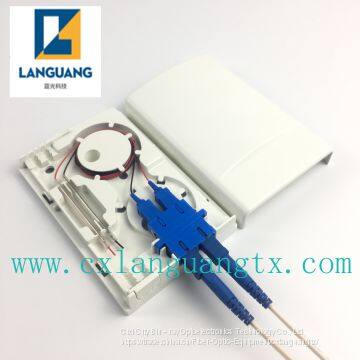 SC/UPC FTTH Socket Panel Wall Outlet Box Plastic ABS Terminal Box photo-5