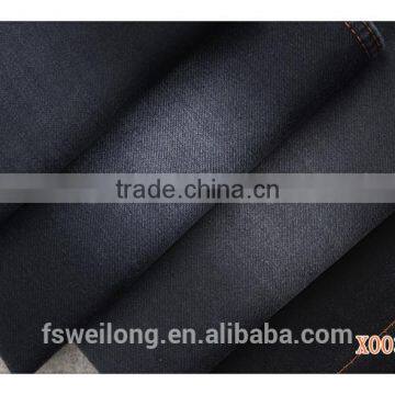 X0039-1A Cotton/polyester/spandex Sulfur Black Double Layer Soft Stretch Fabric photo-4
