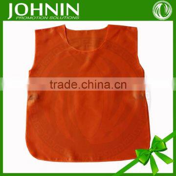 Custom Savety Hot 100% Polyester Orange Vest with Elastic Band