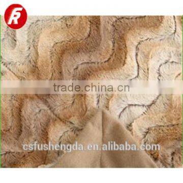 thick polar fleece baby blanket with the wave pattern