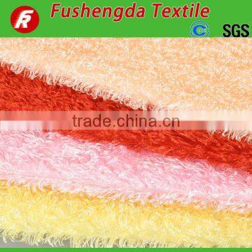 18MM or 22MM super shining plush fabric