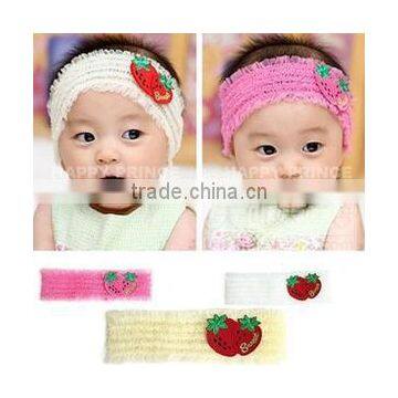 fancy apple design baby elastic head bands