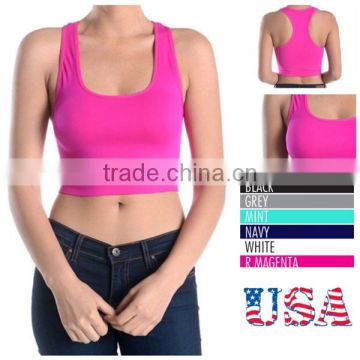 Women Sports Seamless Sleeveless Tank Top Yoga Fitness-1