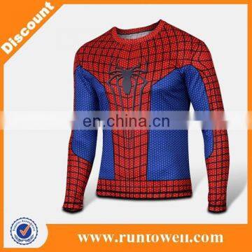 wholesale super hero dye sublimation t-shirt printing