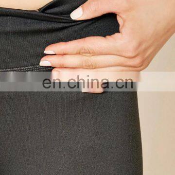 Wholesale Seamless Active Abstract Black Leggings Women Custom Printed Pants photo-2