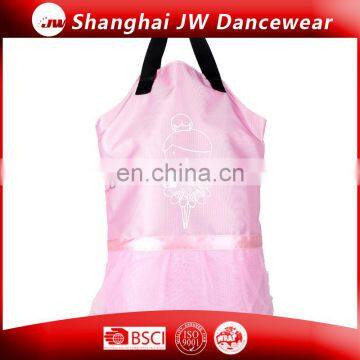 Custom fashion girls ballet dance bag , pink duffel bag dance garment bags