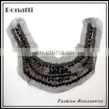 Acrylic neckline,embroidery collar,mesh trims