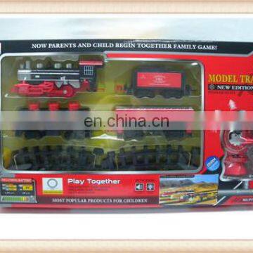 Hot sale kids rc light rail toy train