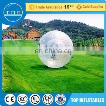 Golden supplier inflatable body bumper adult zorb human sized hamster ball for fun