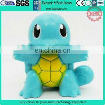 Turtlet plastic cartoon figure/animal plastic toy figure/cute pvc cartoon figure for kids