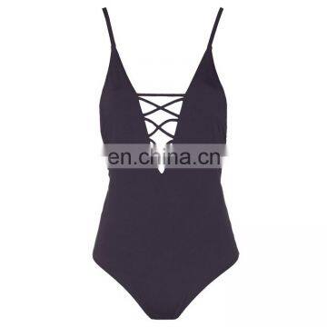 Latest Arrival Custom Plunge Swimwear Sexy Lady Summer Strappy Beach Bikini photo-3