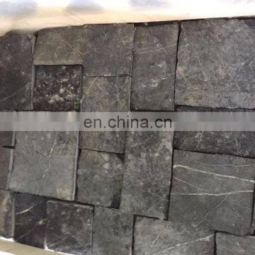 Natural black limestone in loose pieces