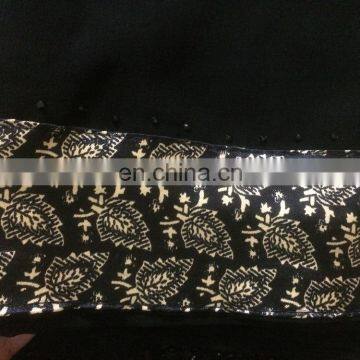 Black Colour Lycra (Stretchable) With Printed Satin & Net / Latest Fashionable Diamond Stone Work Stylish Burkha (dubai Abaya) photo-2