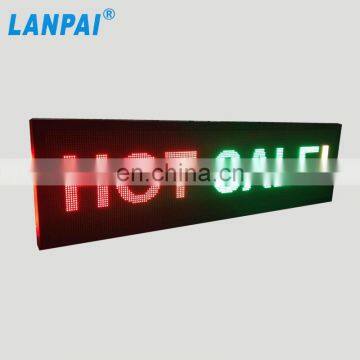 High brightness full color hd video display programmable P10 led sign