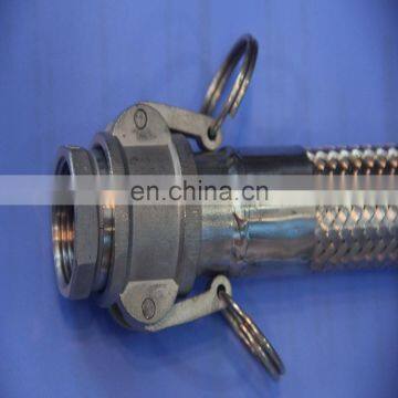 Flange connection stainless steel corrugated metal flexible hose