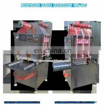 Fresh fruit vegetable packing machine with tray