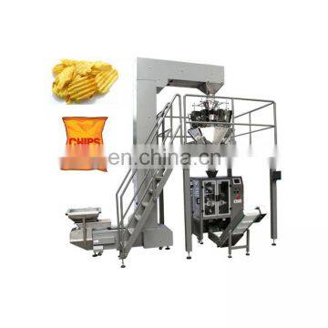 4 Head Linear Weigher Food Processing and Packaging Machinery Shrimp Granule Microwave Popcorn Pouch Packing Machine