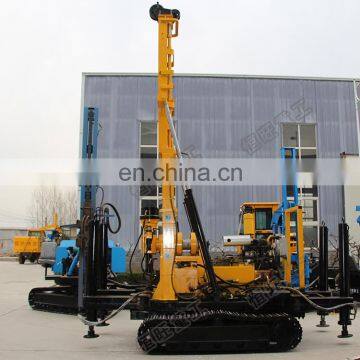 Full hydraulic crawler water well drilling rig 600m