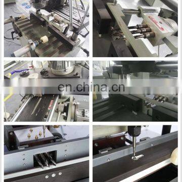 Overseas Service Upvc Windows Fabrication In Stock Lock Hole Machine photo-6