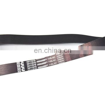 Diesel Engine  Fan Belt 3911579  V Ribbed Belt For Excavator