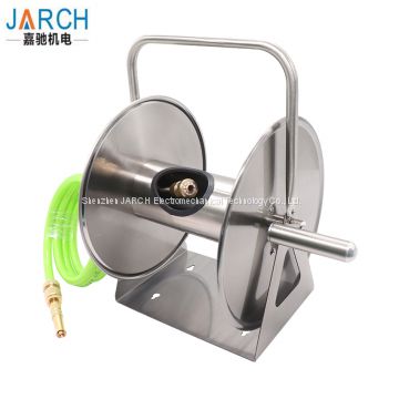 Watering Hose Reel Stainless steel Heavy Duty Wall-Mounted / Hand-Held Garden Hose Reels for Ground