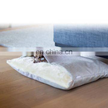 Dog Bed Pet Cushion Crate Mat,Washable Pet Bed for Medium Large Dogs With Blanket photo-7