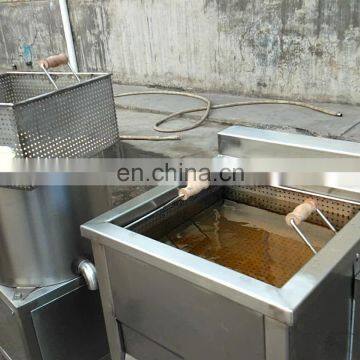 Widely Used Small Scale Basket Type Commercial Potato Chips Deep Fryer