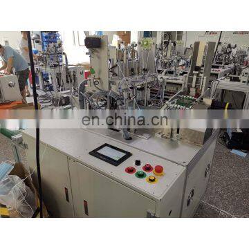 120Pcs/MinServo Motor Mini Full Automatic Mask Earloop Ear Band Welding Machine With Feeder High Speed Full Servo PLC photo-4