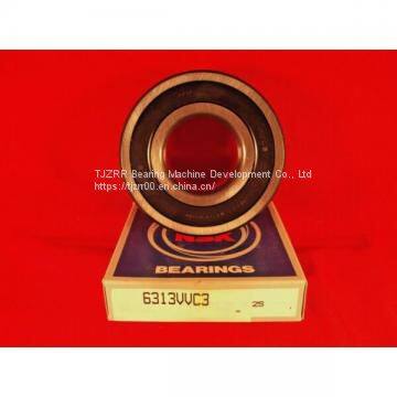 NSK 6313VV C3, 6313 VV Single Row Deep Groove Radial Ball Bearing