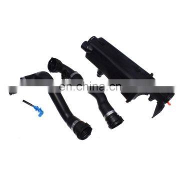 Coolant Overflow Expansion Tank +Upper Lower Radiator Hose+Sensor For BMW E46 E83 E53 323 325 328 X5 17117573781