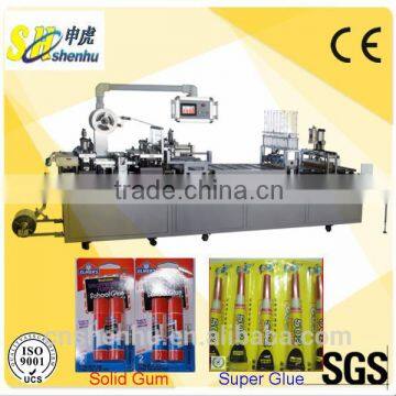 Automatic Soft Plastic-Paper Solid Gum/Super Glue Blister Packing Machine Wholesale