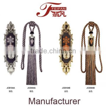 tassel fringe textile accessories metal curtain tiebacks