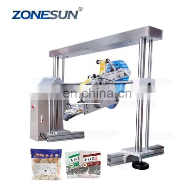 ZONESUN ZS-TB853 Sticker Table Automatic Flat Labeling Machine For Book Plate Carton Box