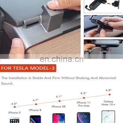 Dashboard Cell Phone Mount Holder For Tesla Model 3/Y Car Phone Mount Holder GPS Display Bracket photo-4