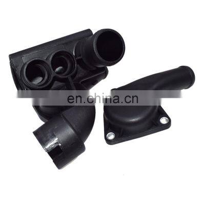 Free Shipping!NEW 2 X Thermostat Housing Coolant FOR VW Golf Jetta EOS Audi A3 TT 022121117C photo-2