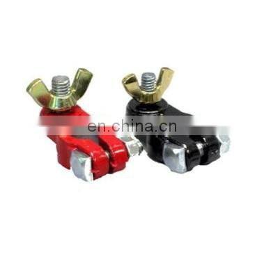 A pair Universal Positive Negative Car Battery Terminals Clamp Connector Quick Power Release Clamps for Motocucle Boat Promotion