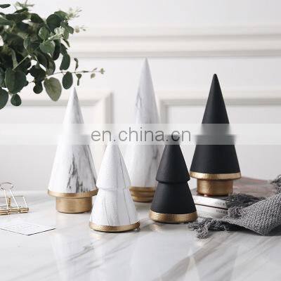 Nordic Home Furnishing Decoration Christmas Tree Ceramic Modern Simple Creative Decoration